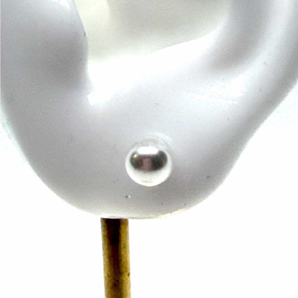 Classic Freshwater Pearl Sterling Silver Stud Earrings - Picture 2 of 4